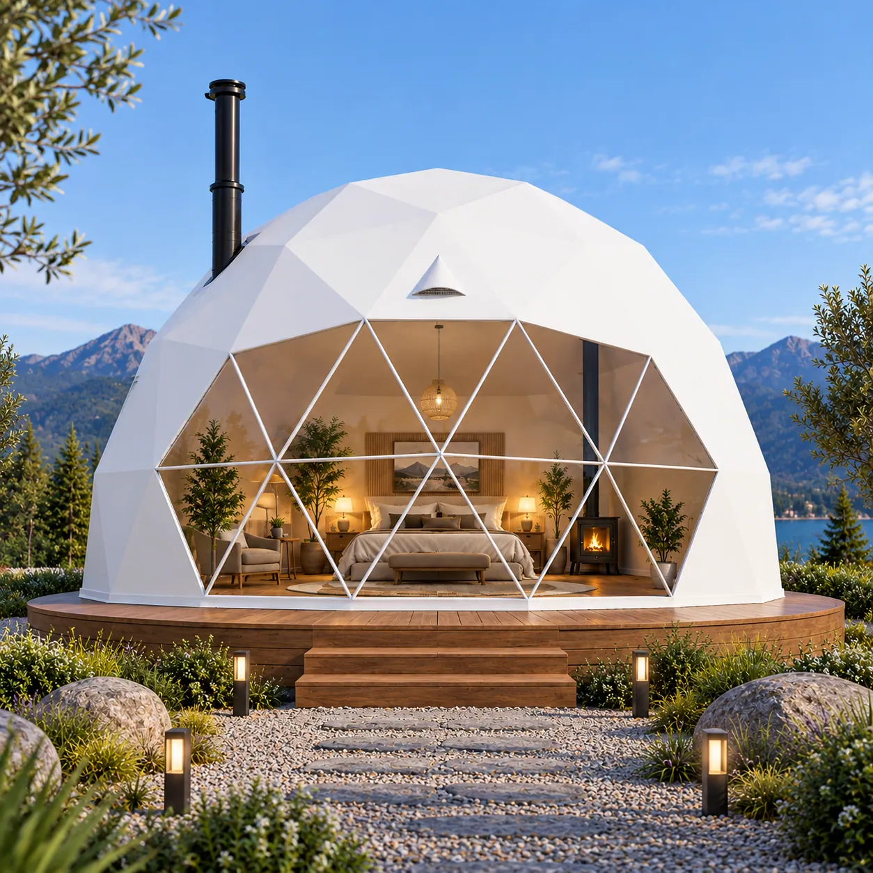 Geodesic Glamping Domes UK